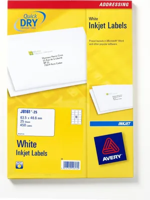 Obrázek produktu pro Avery J8161-25 Adresní štítek bílý