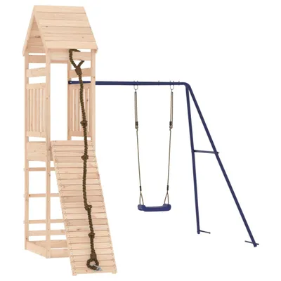 Produktbild von vidaXL Spielturm Massivholz Kiefer