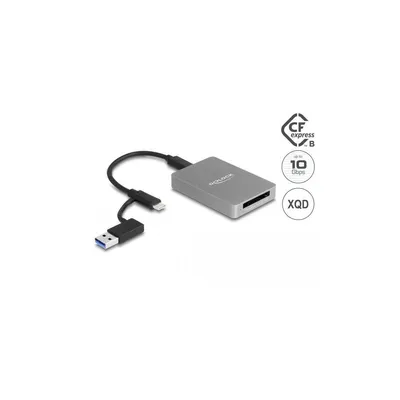 Zdjęcie produktu dla DELOCK USB Type-C Card Reader im Aluminium für CFexpress