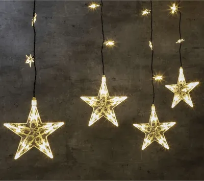 Produktbild von HI Sternen-Lichtervorhang Fairy mit 100 LEDs