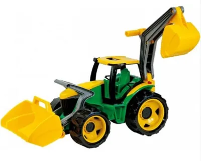 Produktbild von Lena GIGA TRUCKS Traktor/Lader+Bagger, Traktor, 3 Jahr(e), Kunststoff, Schwarz, Grün, Gelb