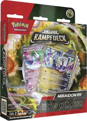 Image de Pokémon : Coffrets de combat Deluxe - Deck Miraidon EX - Version allemande