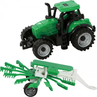 Obrázok produktu pre Traktor Woopie Farm s hrabľami