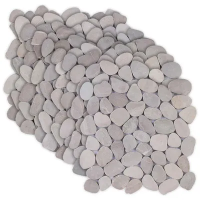 Produktbild von vidaXL Kieselplatten Taupe 30 x 30 cm Flusskiesel