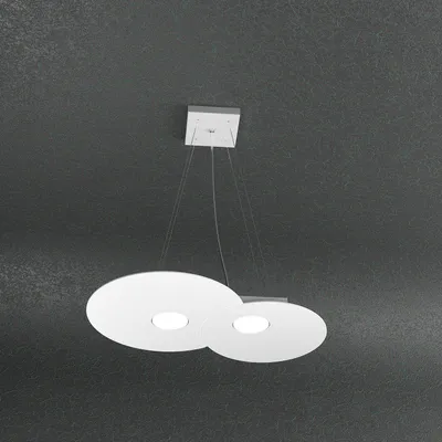 Zdjęcie produktu dla Nowoczesna lampa wisząca Cloud Metal White 2 Lights Gx53