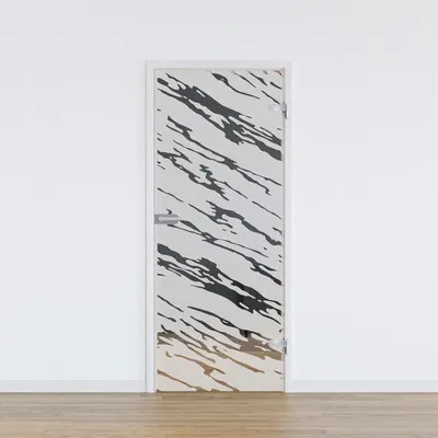Produktbild von Pertura Glastür Komplettset Glera Vision 02 709x2085x8 mm Rechts inkl. Studio Beschlag Edelstahl unverschließbar