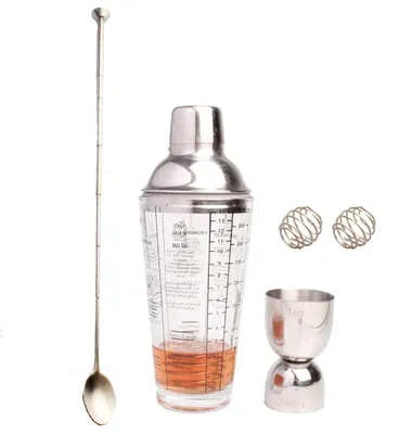 Immagine prodotto di Set per cocktail da 14oz in acciaio inossidabile, completo di misurino