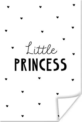 Produktbild von MuchoWow® Poster Sprichwörter - Kleine Prinzessin - Mädchen - Prinzessin - Zitate 120x180 cm - Kunstposter