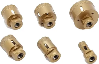 Obrázek produktu pro Sada diamantových vrtáků, průměr 20 mm, průměr 35 mm, průměr 40 mm, průměr 45 mm, průměr 50 mm