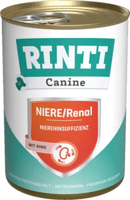 Image de Rinti 800gx6 Canine Rein/Rénal Bœuf
