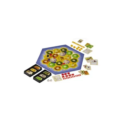 A board game laid out on a white background.
