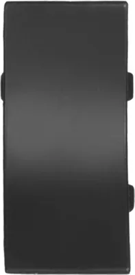 Produktbild von HOLZBRINK Verbinder passend zu Abschlussleiste Schwarz, Verbindungsstück PVC Küchenabschlussleiste 23x23 mm