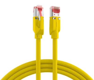 Produktbild von EFB Elektronik K8708GE.1, 1 m, Cat6e, S/FTP (S-STP), RJ-45, RJ-45, Gelb