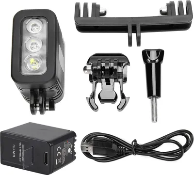 Obrázek produktu pro 45 m vodotěsné LED světlo pro potápění pod vodou pro GoPro Hero 4 Motion Camera