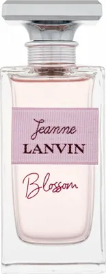 A clear, front-facing studio shot of a bottle of Jeanne Lanvin Blossom Eau de Parfum for women.