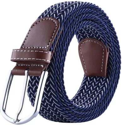 Zdjęcie produktu dla Pasek – Niebieski pasek – Elastyczny pasek – Niebieski – Rozciągliwy pasek – Pasek – Elastyczny pasek – Niebieski pasek – 105 cm / 120 cm