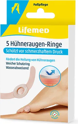 Produktbild von Lifemed Hühneraugen-Ringe hautfarben 5 Stück
