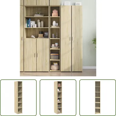 Produktbild von The Living Store Highboard Sonoma-Eiche 30x41x185 cm Holzwerkstoff