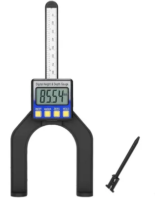 Produktbild von Digitale Tiefenlehre – Tiefenmesslineal für Tischkreissägen 0–80 mm