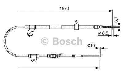 Produktbild von Bosch Seilzug, Feststellbremse  1 987 482 299