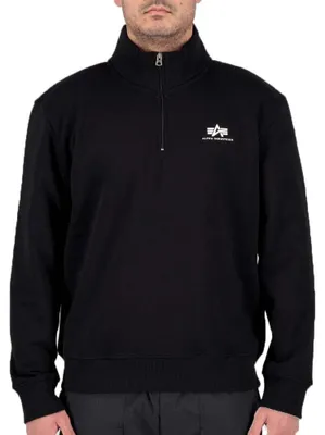 Produktbild von Alpha Industries Half Zip Sweater SL Sweatshirt für Herren Black