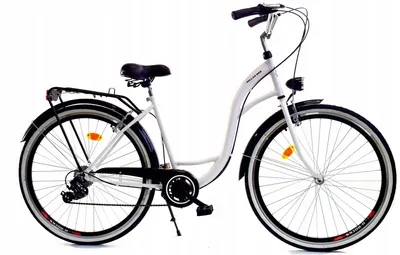 Zdjęcie produktu dla Rower Dallas City 28" 7spd - biały z czarnym