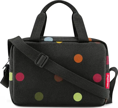 Produktbild von reisenthel Thermotasche Cooler Bag To Go Dots schwarz