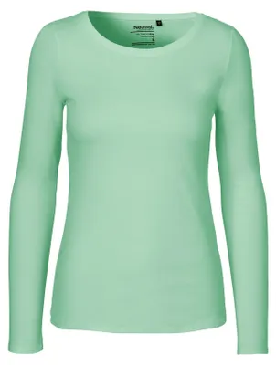 Image de Neutre - T-shirt à manches longues pour femmes LT2916 (XXL) (menthe poussiéreuse)