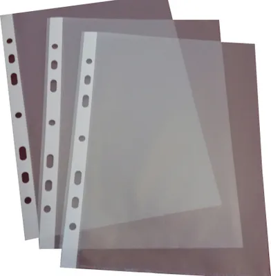 Produktbild von proOFFICE Prospekthülle DIN A5 PP-Folie genarbt Stärke: 0,055 mm (100 Hüllen)