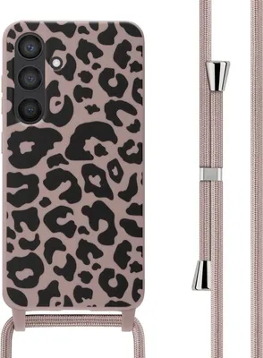 Zdjęcie produktu dla imoshion Silikonowe etui ze sznurkiem do Samsung Galaxy S24 - Animal Pink