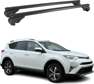 Produktbild von Dachträger für Toyota RAV4 2016-2018 Gepäckträger Grundträger Alu Schwarz 2x