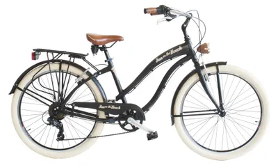 Immagine prodotto di Via Veneto Bici Cruiser Sun on the Beach Lady 26” 6V Black Matt