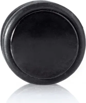 Produktbild von Ohrstecker Ear Fake Plug Blackline Mit Gummiring 8mm Ohrpiercing 1136BK