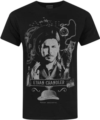 Produktbild von Penny Dreadful oficiální pánské tričko Ethan Chandler NS5051 (L) (černá)