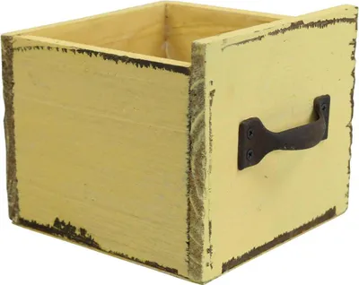 Produktbild von Pflanzkasten Holz Deko Schublade für Frühlingsdeko Blumen