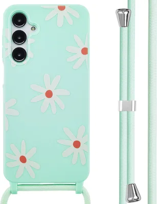 Immagine prodotto di Custodia in silicone imoshion con nastro Samsung Galaxy A16 - Green Flower Distance