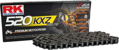Image de Chaîne de transmission ouverte RK Gris 116 maillons 520 Fermeture par clip
