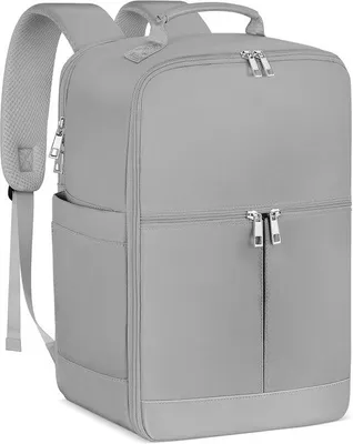 Productafbeelding van Famanu Handrugzak, geschikt als handbagage, 40x20x25 cm - Grijs