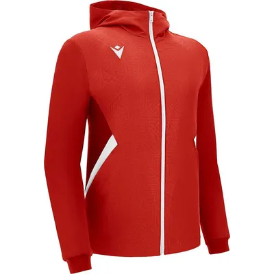 Image de Veste à capuche Macron Victory Tiamat pour enfants - Rouge / Blanc