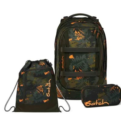 Produktbild von Satch Pack Jurassic Jungle Schulrucksack Set 3tlg.