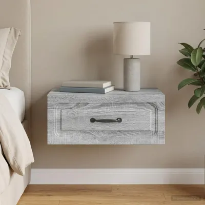 Obrázok produktu pre Maison Exclusive – Nástenná nočná skrinka, farba Sonoma, rozmer 49 x 34,5 x 20 cm