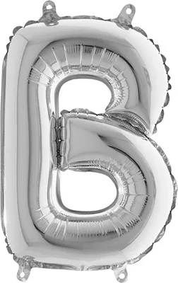 Produktbild von 14"/Ø36cm Buchstabe silber | B
