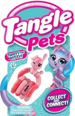 Produktbild von Tangle Jr. Haustiere – Bendy das Kaninchen – Fidget-Spielzeug