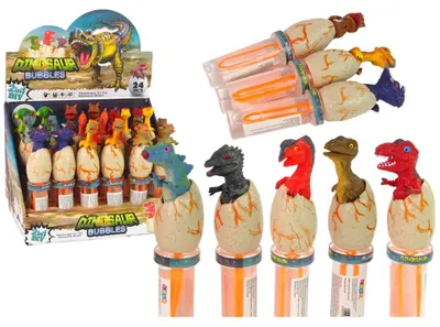 Obrázek produktu pro Leantoys Mýdlové bubliny – dinosauři, 18 cm, různé barvy