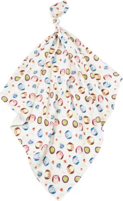 Produktbild von Bambuswindel 30x30 Bunte Eulen, Bamboo Line Texpol