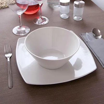 Obrázek produktu pro Bílá porcelánová kónická mísa - D 18 cm - Napoli