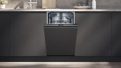 Produktbild von Siemens iQ300 SR93EX24LE, Voll integriert, Single (45 cm breit), Schwarz, Berührung, 1,75 m, 2,05 m
