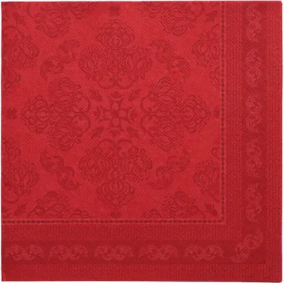 Produktbild von Servietten "ROYAL Collection" 1/4-Falz 40 cm x 40 cm bordeaux "Arabesque"