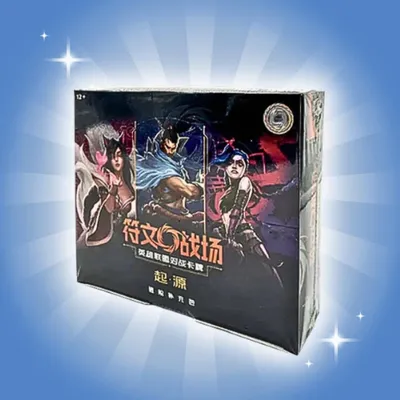 Produktbild von Riftbound Origins Jumbo Booster Box – Chinesische Version | 12 Boosterpacks | 14 Karten pro Pack