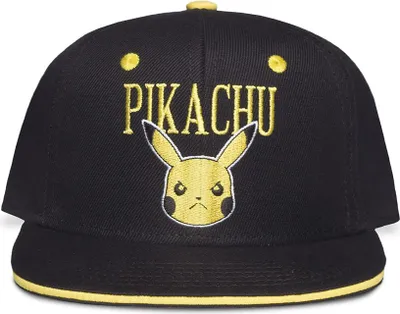 Produktbild von Pokemon Snapback Cap - Angry Pika (schwarz/gelb)